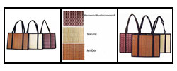 Handcrafted Large Tatami Business Tote (Cambodia)