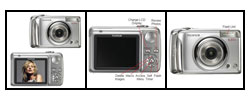 Fuji Finepix A610 6.3MP 3x Zoom Digital Camera with Case/Tripod (Refurb)
