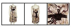 CC Couture Women's Spaghetti Strap Printed Dress