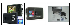 SVP Xthinn-706-B 7MP 2GB SD Digital Camera
