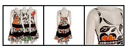 Jessica Taylor Women's Printed Woven Tiered Dress