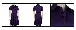 Tahari ASL Women's Poplin Shirtdress