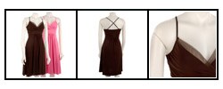 Ruby Women's Mesh Trim Surpice Dress