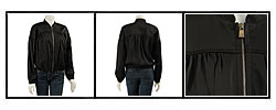 MICHAEL Michael Kors Women's Shirred Track Jacket