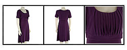 Julian Taylor Women's Solid Empire Dress