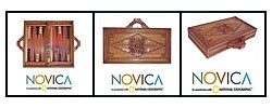 'Inner Secrets' Wooden Backgammon Set (Indonesia)