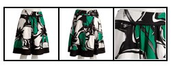Lily Women's Bold Print A-line Skirt