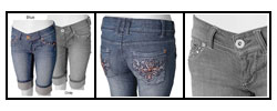 Ci Sono by Cavalini Junior's Long Denim Shorts