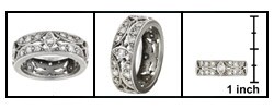 Platinum 1/2ct TDW Diamond Antique Estate Band (J, SI1) (Ring Size 5)