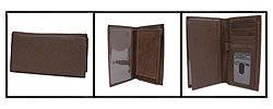 Adi Designs Leather Checkbook Cover/ Wallet