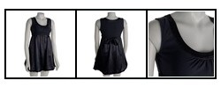 Miss Sixty Women's Grey Sleeveless Noodles Dress