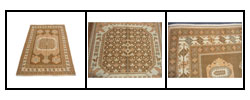 Afghan Turkoman Hand-knotted Camel/ Ivory Rug (6'6 x 9'8)