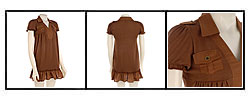 Rantees Women's Ruffled Dress