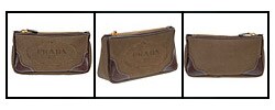 Prada Jacquard Logo Cosmetic Case