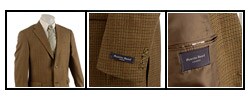 Austin Reed London Men's Camel Windowpane Sportcoat