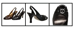 Circa Joan & David Women's Open Toe Slingback Pump