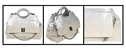 Marc Jacobs Sand and Silver Suede Leather Tote