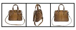 YSL Pebbled Leather 'Rive Gauche' Satchel