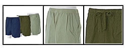 Erika Clothing Women's Elastic Waist Shorts