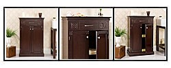 Austin Espresso Storage Cabinet