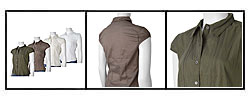 XOXO Women's Cap Sleeve Button Front Blouse