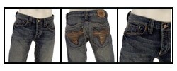 Antik Men's 5-pocket Jeans with Rivet Detail