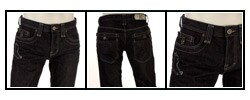 Taverniti Men's Meg Punk Bootcut Jeans