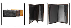 BT Croc Print Leather Checkbook Wallet