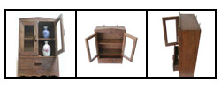 Teak Wood Curio Cabinet (Thailand)