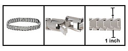 Tungsten Carbide Polished Link Bracelet