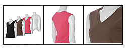 Currants V-neck Sleeveless Top