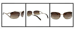 Kenneth Cole KC2076 Metal Frame Sunglasses