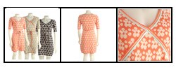 Shu Shu Floral Jacquard Wrap Dress