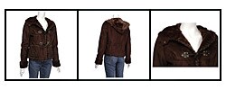 Via Spiga Women's Faux Fur Hooded Jacket