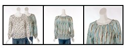 Ninety Women's Modern Print Missy Blouse