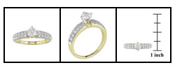 14k Gold 3/4ct TDW Diamond Engagement Ring (F-G, SI2-I1)