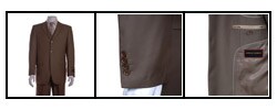 Giorgio Fiorelli Men's 3-piece Taupe Suit