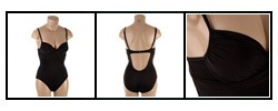 Magic Bra Women's 1-piece Cross-front Swimsuit