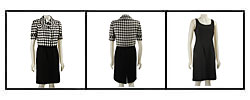 Jessica Howard Women's Houndstooth Jacket Dress