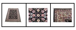 Tabriz Hand-knotted Black/ Black Rug - 5'6 x7'6 (Iran)