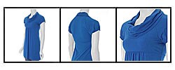 Belle du Jour Women's Cowl Neck Shirt