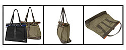 Calvin Klein Carryall Leather Trim Tote
