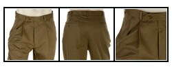 Tommy Hilfiger Men's Taupe Microfiber Pants