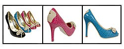 Anne Michelle by Journee  Women's Croc Print Pumps