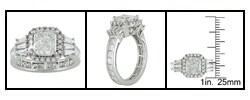 18k White Gold 3 1/2ct TDW Diamond Engagement Ring (F-I, SI-SI2)