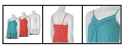 DoBe Women's Spaghetti Strap Lace Tank
