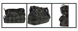 Christian Dior 'Cannage' Nappa Leather Cinched Bag