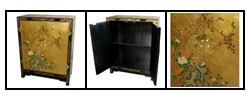 Gold Leaf Lacquer Cabinet (China)