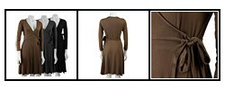 Tammy Mars Long-Sleeve Wrap Dress