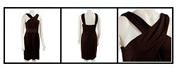 David Meister Women's Cross-front Dress
